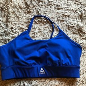 Reebok Bright Blue Sports Bra Size XL
